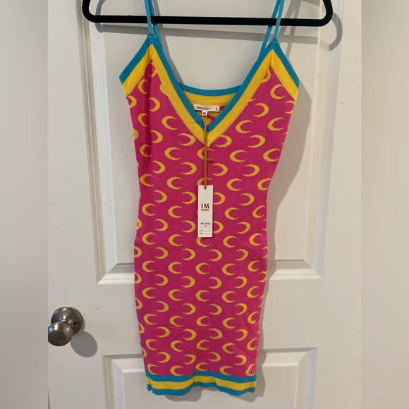 Pink and Yellow Patterned Dress - Picture 5 of 7
